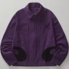 Carnan-x-ASICS-Path-II-Purple-And-Black-Utility-Work-Wool-Jacket-front-view