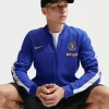 Chelsea Nike Men's Strike Full-Zip Dri-FIT Jacket Blue