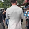 Chris Hemsworth 43rd Birthday Blazer Back