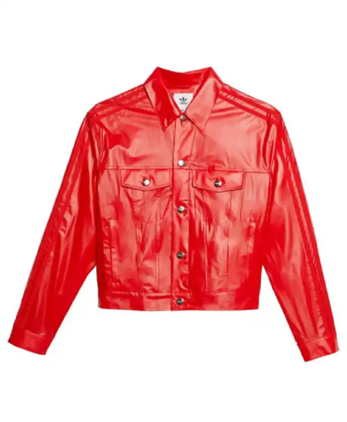 Christian Siriano TV Series Project Runway 2026 Red PU Jacket