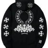 Chrome Hearts Black Fleece Hoodie