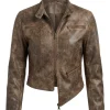 Cleo TV Series Outer Bank 2026 Carlacia Grant Brown Leather Jacket