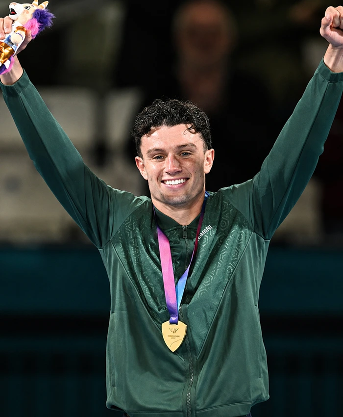 Commonwealth Games 2026 Jon McConnell Green Full-Zip Track Jacket