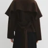 Country Road Soft Waterfall Wool Jacket For Womens