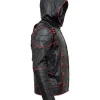 Crisis On Earth-X Dark Arrow Stephen Amell Hooded Leather Jacket