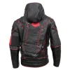 Crisis On Earth-X Dark Arrow Stephen Amell Hooded Leather Jacket Back