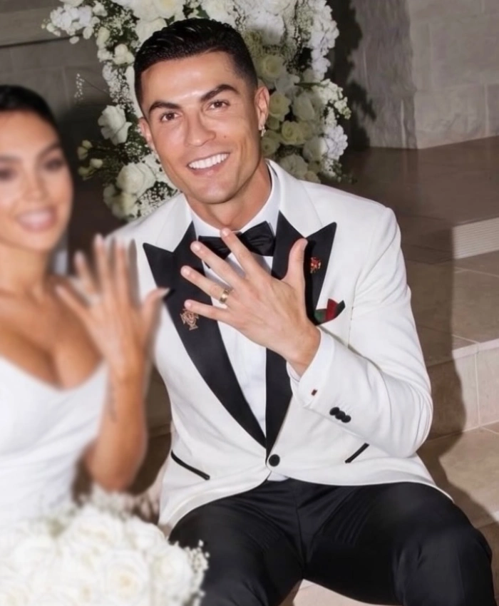 Cristiano-Ronaldo-White-Wedding-Suiting-Blazer
