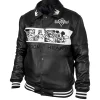 BoxLunch D23 Kingdom Hearts black leather jacket with white detailing