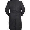 DCI Ellis TV Series Ellis Black Long Double Breasted Coat Back View