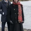 DCI Ellis TV Series Ellis Black Long Double Breasted Coat On Sale