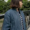 DS Layla Walsh TV Series The Chelsea Detective 2026 Vanessa Emme Blue Quilted Jacket
