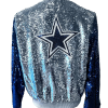 Dallas Cowboys Sequin Jacket Back