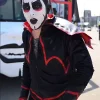 Danhausen WWE SummerSlam 2026 Minnesota Entrance Halloween Black Cotton Jacket Side View