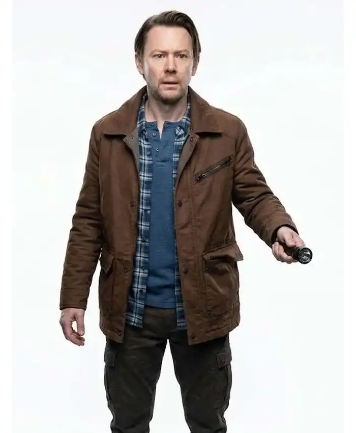 Dark Matter S02 Jimmi Simpson Brown Jacket
