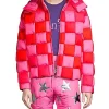 David Bromstad TV Series My Lottery Dream Home S19 Check Puffer Hooded Jacket
