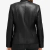 Debbie Claybourne TV Series Ride or Die 2026 Black Leather Jacket Back