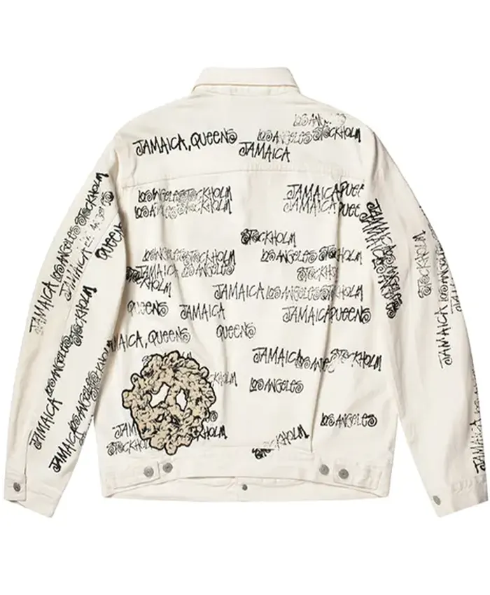 Denim Tears x Stüssy x Our Legacy TTL Denim White Jacket