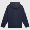 Denver Broncos 2026 Sideline Logo Glory Anorak Navy Blue Half-Zip Hooded Jacket