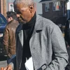 Denzel Washington Movie Here Comes the Flood 2026 Heather Grey Wool Jacket