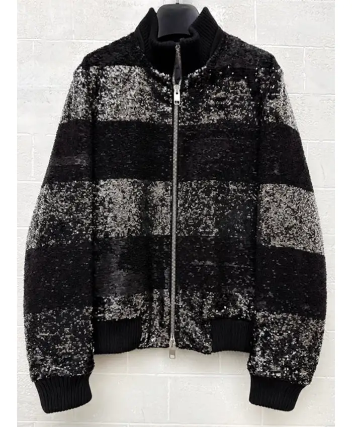 Dior Homme AW07 Navigate Sequin Striped Jacket