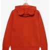 Disney 2026 Mickey and Friends Patchwork Red Hooded Jacket