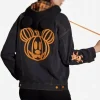 Disney Mickey Mouse & Friends 2026 Halloween Black Denim Hooded Jacket