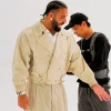 Drake 1980s Italian Vintage Canadian Beige Jacket
