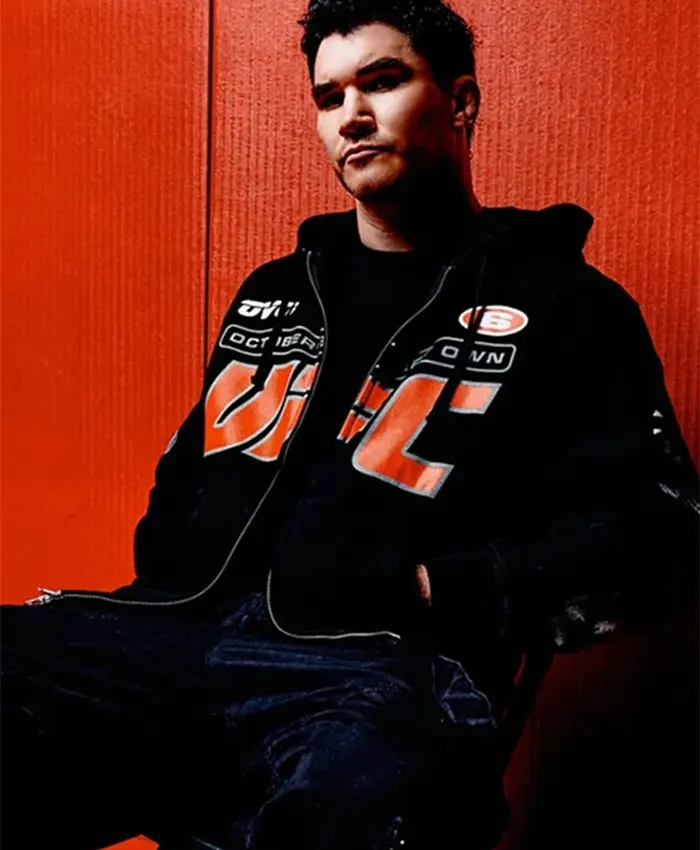 Drake’s OVO x UFC 2026 Black Hooded Jacket