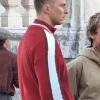 Drew Starkey TV Series Outer Banks 2026 Rafe Cameron Wool Bomber Jacket