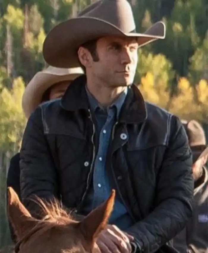 Dutton Ranch S01 Wes Bentley Black Jacket