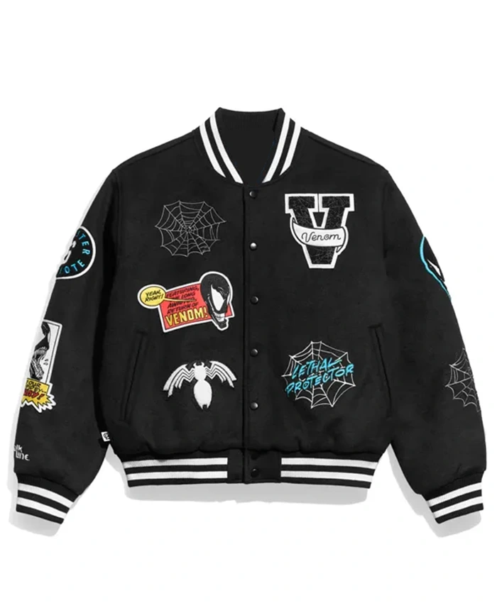 Eddie Brock Venom Varsity Jacket