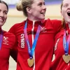 Emma Finucane Glasgow 2026 Commonwealth Games Full Zip Red Track Jacket