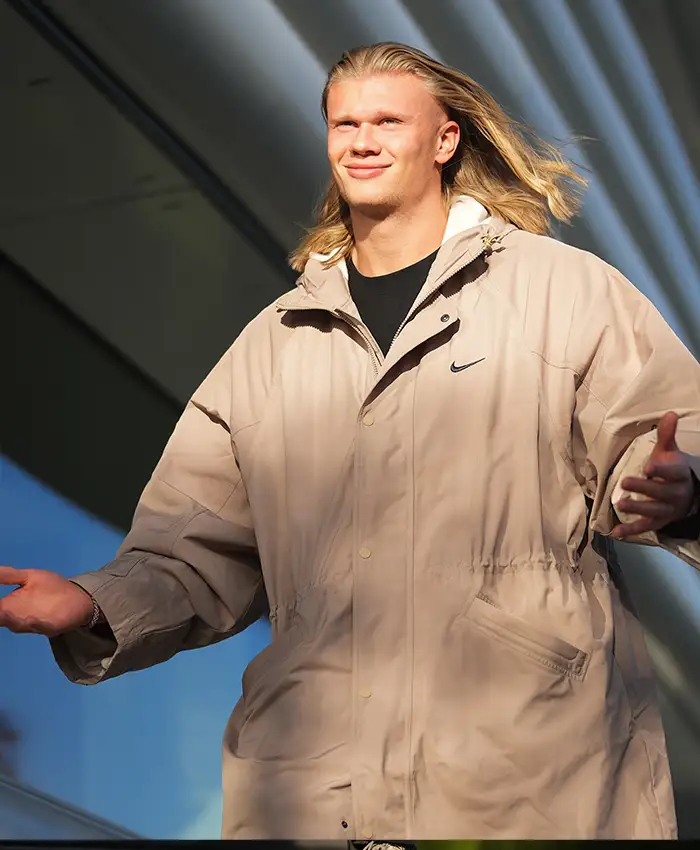 Erling Haaland Nike x NOCTA Sideline Beige Jacket