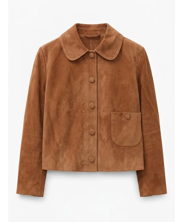 Esther Smith TV Series Trying 2026 Nikki Brown Suede Leather Jacket