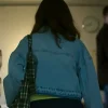 Eve Ryan Movie Boulevard 2026 Hasley Weigel Blue Cropped Denim Jacket
