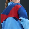 FC Barcelona Strike Fourth Womens Nike Anthem Blue Polyester Jacket Back