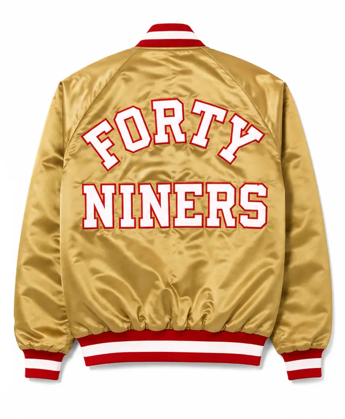 Forty Niners Gold Bomber Jacket