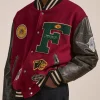 Found Crimson Varsity Jacket