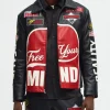 Free Your Mind Leather Racing Moto Jacket