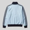 Get Adidas Jennie Kim Blackpink SS26 White Fleece Track Jacket Back View