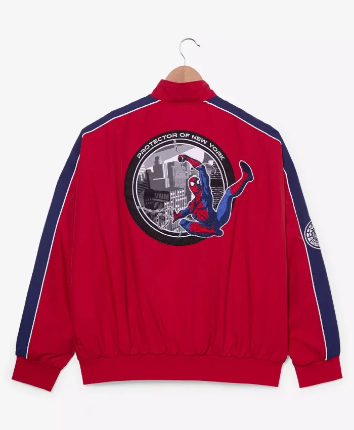 Spider Man Red Windbreaker Jacket