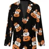 Halloween Cute Pumpkins Blazer