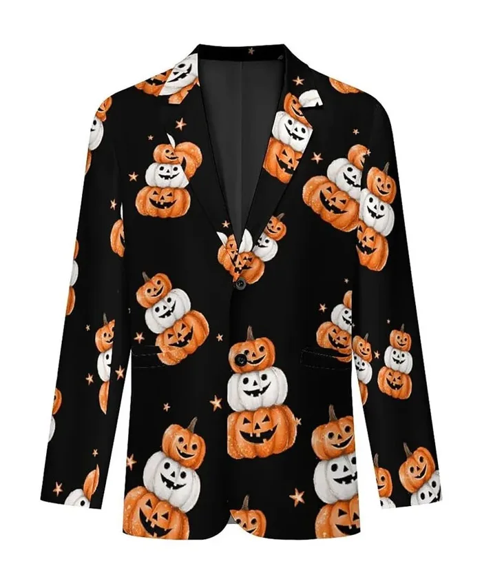 Halloween Cute Pumpkins Blazer