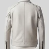Halloween Embroidered Pumpkin Leather Jacket Back