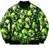 Halloween-Skull-Pile-Leather-Bomber-Jacket