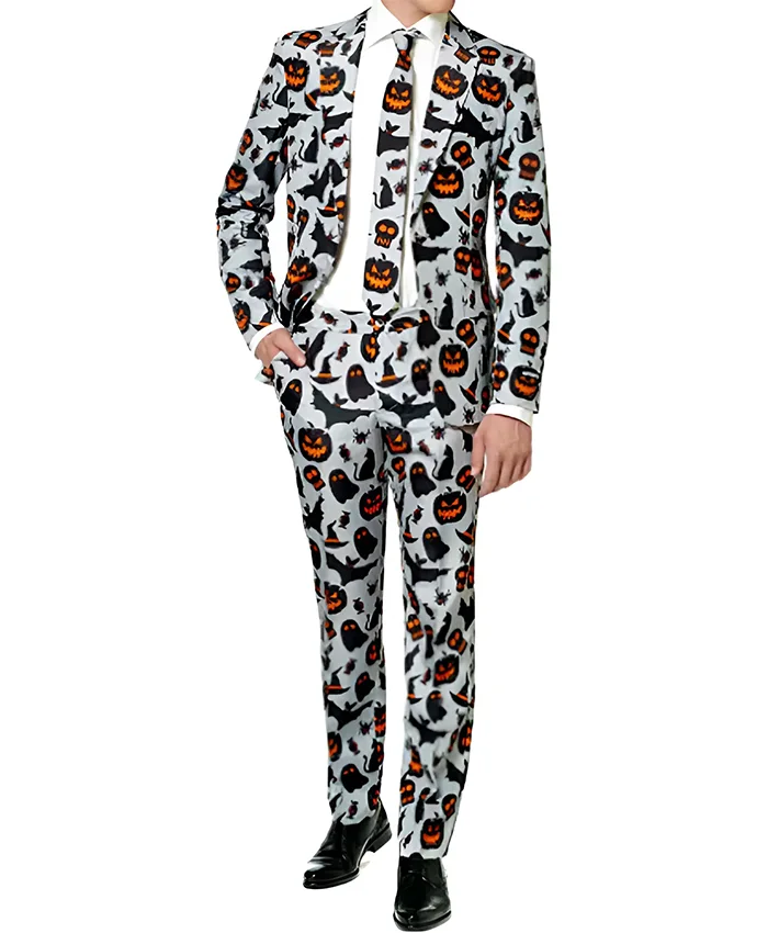 Halloween x Grey Pumpkin Suit