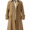 Halloween x Pirate Wool Swashbuckler Trench Coat On Sale Tan
