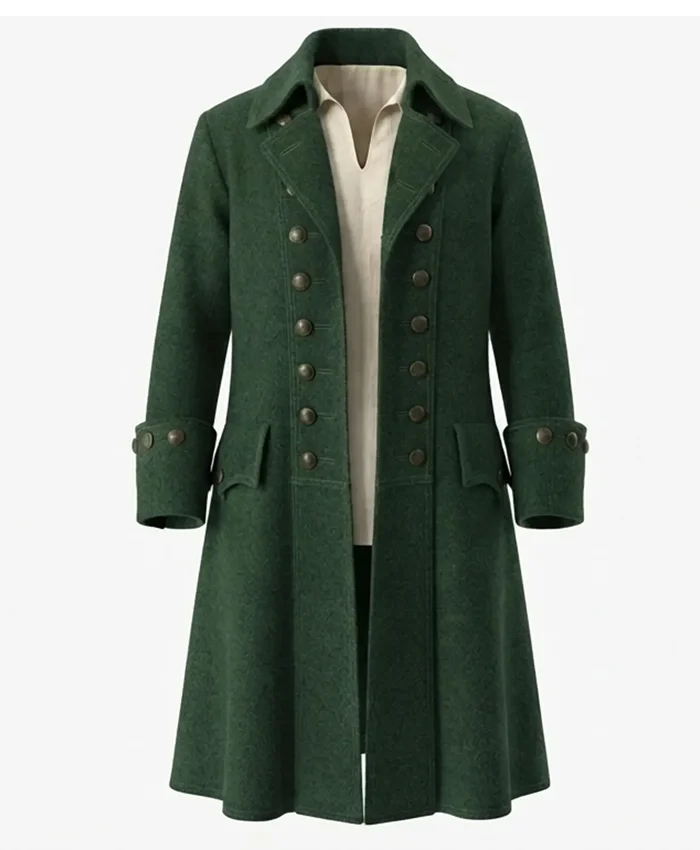 Halloween x Pirate Wool Trench Coat