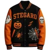 Halloween x Stegaro Pumpkin Varsity Jacket