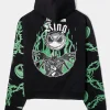Halloween x The Nightmare Before Christmas Pumpkin King Black Hooded Jacket